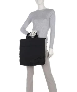 Earth Rucksack-Tasche recyceltes Polyester schwarz