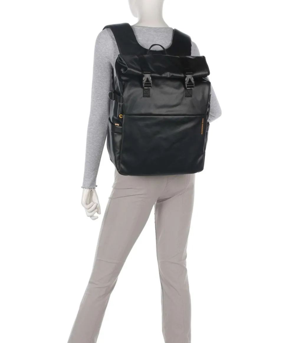 Eco Coated Laptop-Rucksack 17″ Polyester schwarz