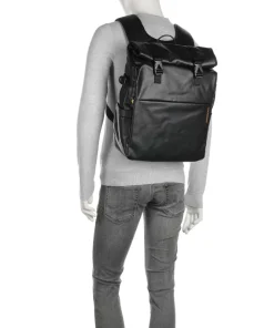 Eco Coated Laptop-Rucksack 17″ Polyester schwarz