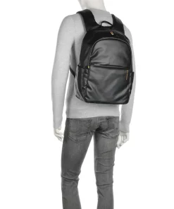 Eco Coated Laptop-Rucksack 15″ Polyester schwarz