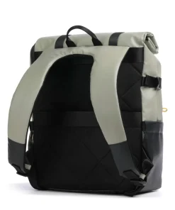 Eco Coated Laptop-Rucksack 17″ Polyester graugrün