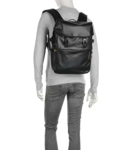 Eco Coated Laptop-Rucksack 15″ Polyester schwarz