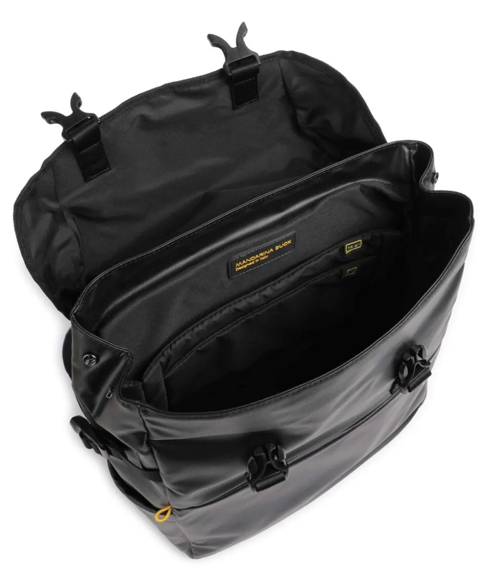 Eco Coated Laptop-Rucksack 15″ Polyester schwarz