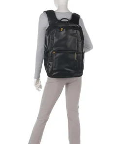 Eco Coated Rucksack 15″ Polyester schwarz