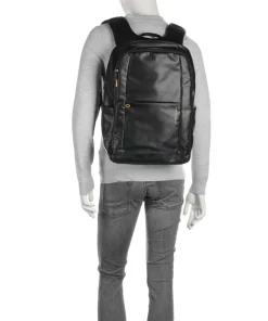 Eco Coated Rucksack 15″ Polyester schwarz