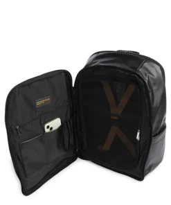 Eco Coated Rucksack 15″ Polyester schwarz