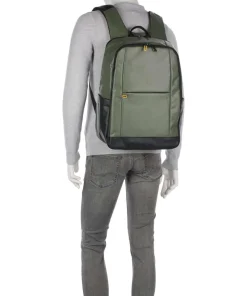 Eco Coated Rucksack 15″ Polyester khaki
