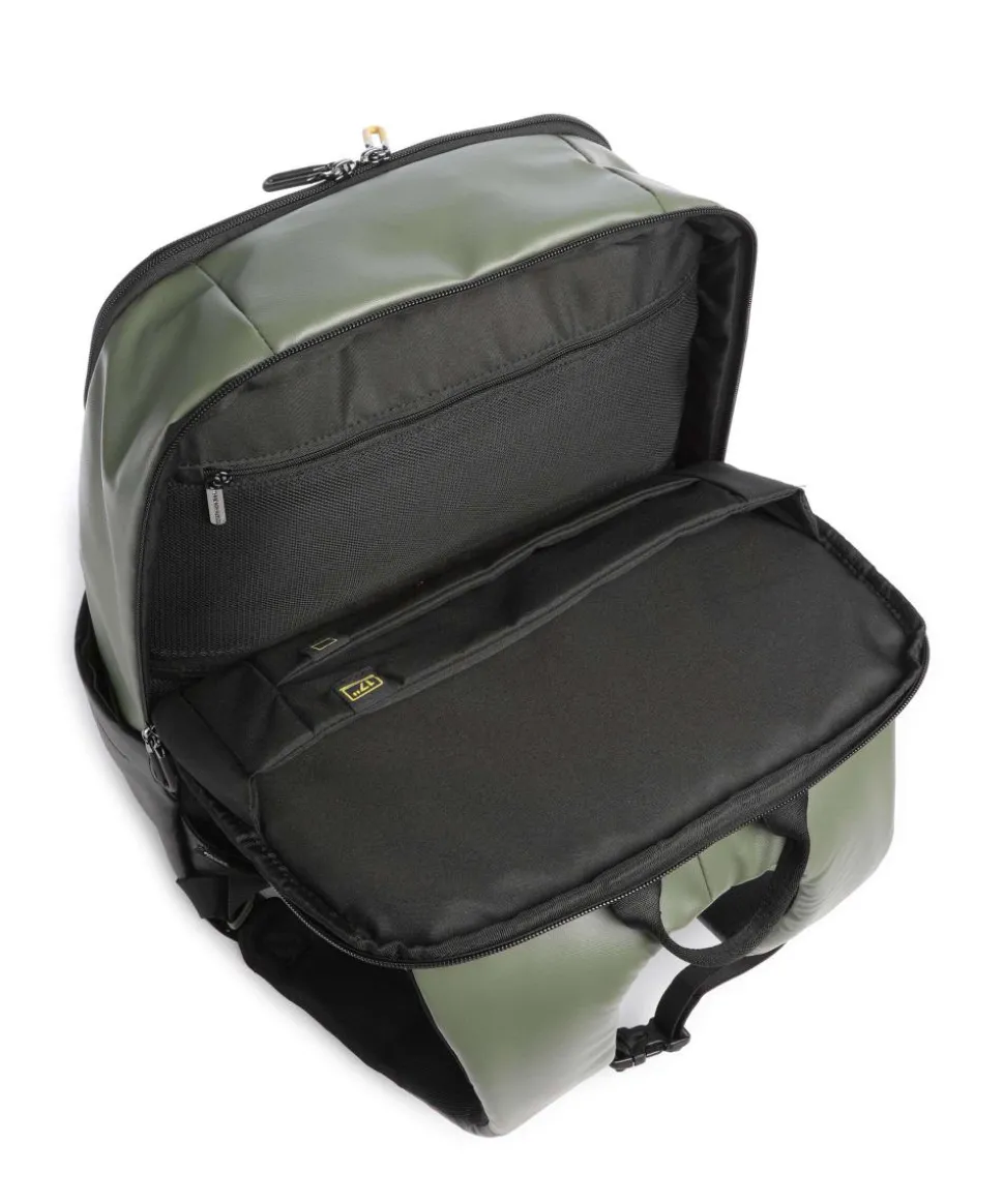 Eco Coated Rucksack 15″ Polyester khaki