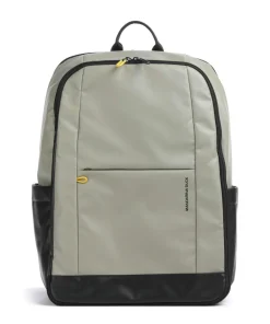 Eco Coated Rucksack 15″ Polyester graugrün