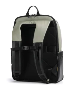 Eco Coated Rucksack 15″ Polyester graugrün