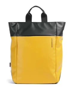 Eco Coated Rucksack 15″ recyceltes Polyester senfgelb