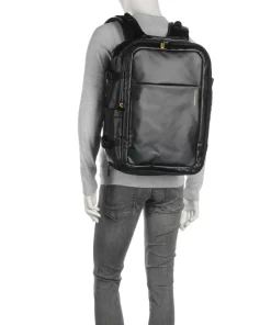 Eco Coated Rucksack Polyester schwarz