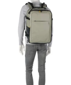 Eco Coated Rucksack Polyester graugrün