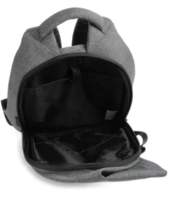 Eco Yarn Isar Small Laptop-Rucksack 13″ Polyester dunkelgrau