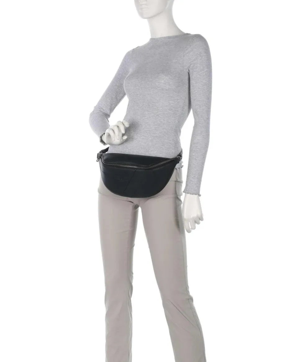 Edda Calf Optic M Gürteltasche Leder schwarz