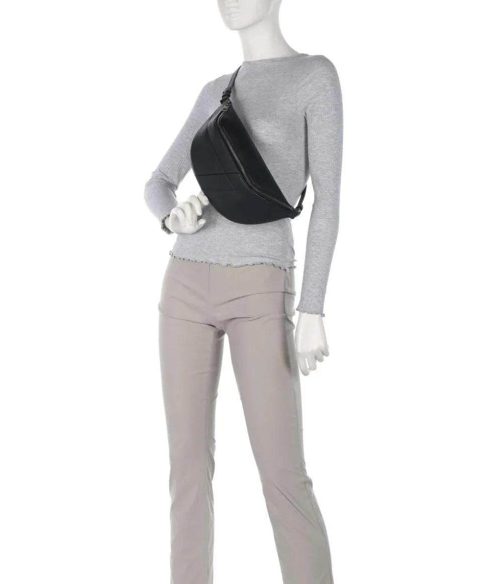 Edda Calf Optic M Gürteltasche Leder schwarz