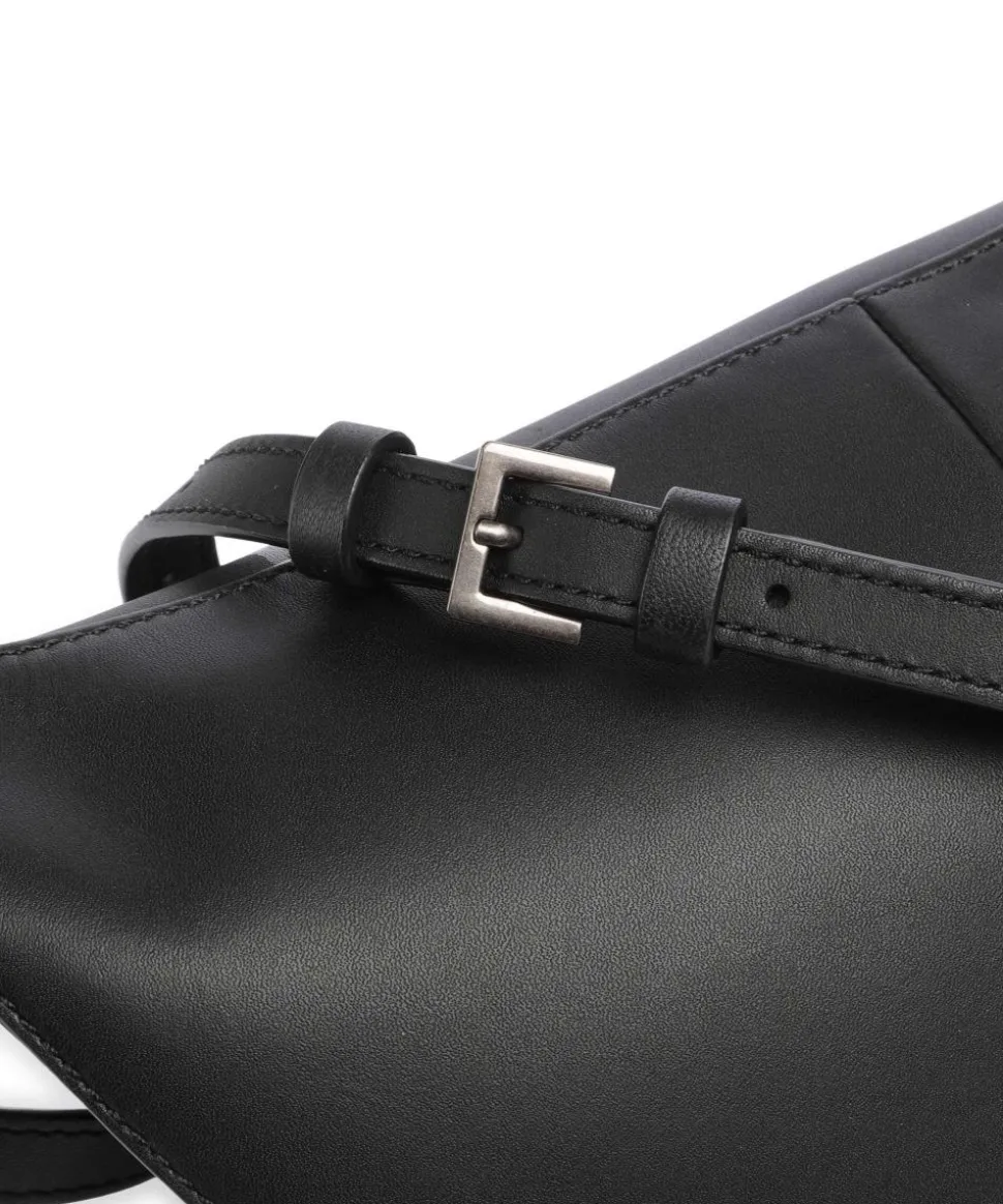 Edda Calf Optic M Gürteltasche Leder schwarz