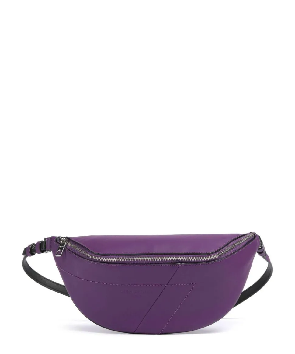 Edda Calf Optic M Gürteltasche Leder brombeer