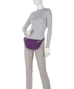 Edda Calf Optic M Gürteltasche Leder brombeer