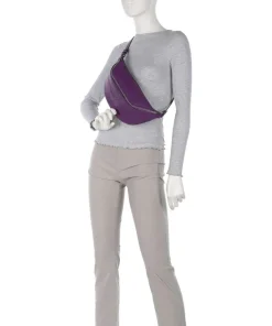 Edda Calf Optic M Gürteltasche Leder brombeer