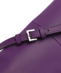 Edda Calf Optic M Gürteltasche Leder brombeer