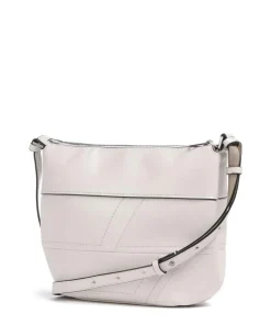 Edda Calf Optic S Umhängetasche fein genarbtes Leder weiß