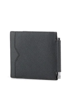 Edison Kreditkartenetui genarbtes Rindsleder schwarz