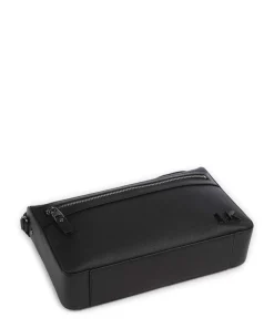 Edison Kuriertasche Saffiano Leder schwarz