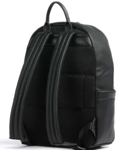 Efeo Rucksack 14″ Lederimitat schwarz