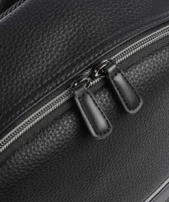 Efeo Rucksack 14″ Lederimitat schwarz