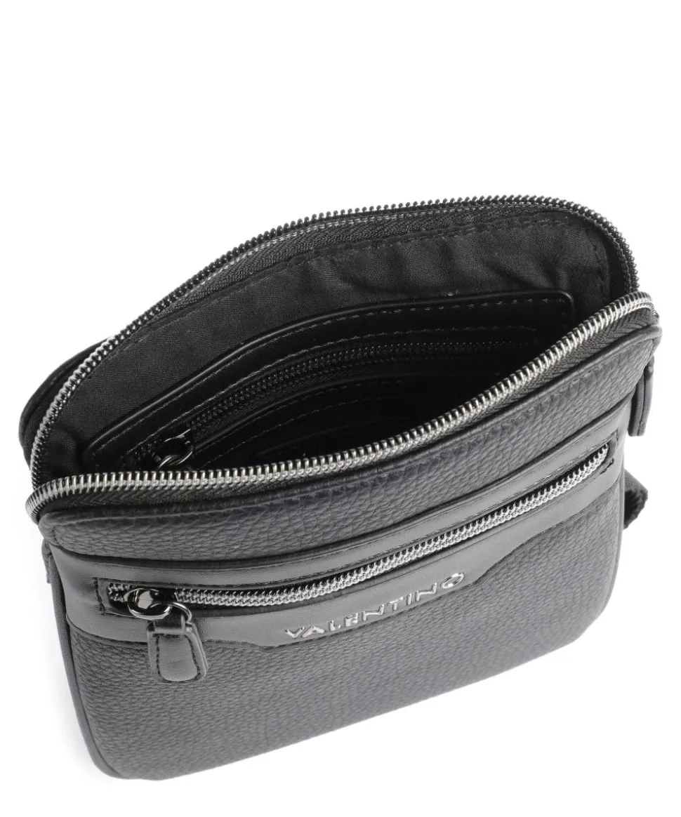 Efeo Umhängetasche Lederimitat schwarz