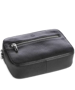 Elea Umhängetasche genarbtes Rindsleder schwarz