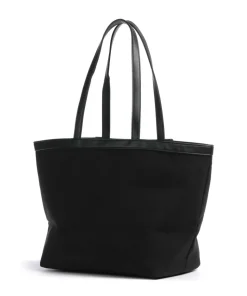 Elena Shopper 13″ Canvas, Lederimitat schwarz