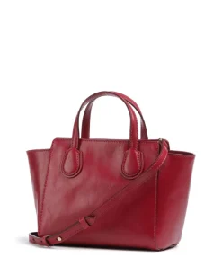 Elettra Handtasche fein genarbtes Rindsleder rot
