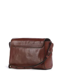 Elettra Umhängetasche fein genarbtes Rindsleder braun