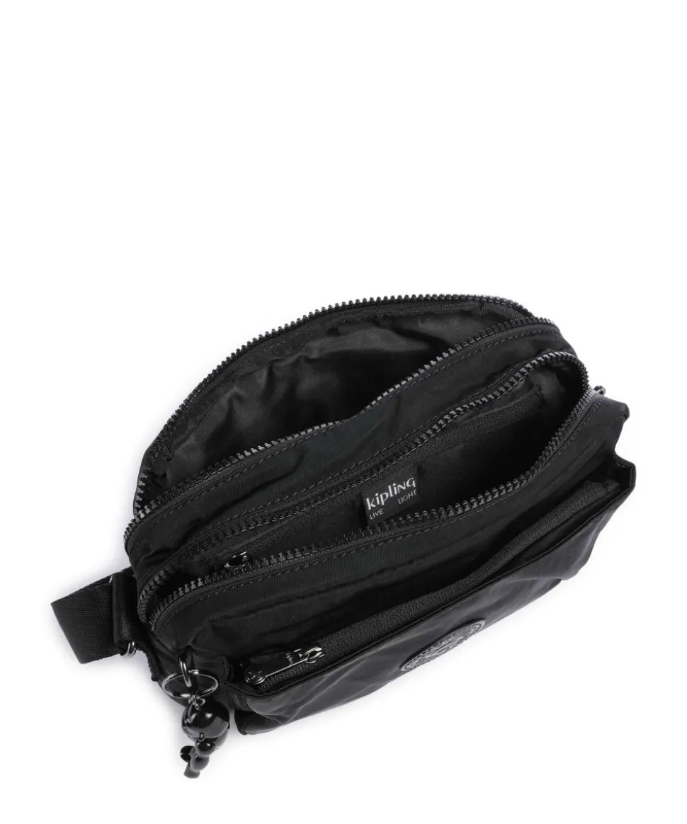 Elevated Abanu M Umhängetasche recyceltes Polyamid schwarz