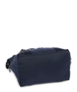 Elevated Art Mini Handtasche recyceltes Polyamid dunkelblau