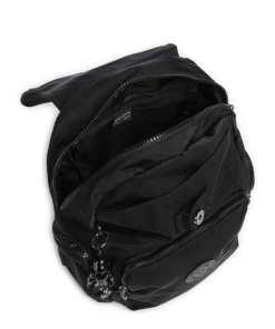 Elevated City Zip S Rucksack recyceltes Polyamid schwarz