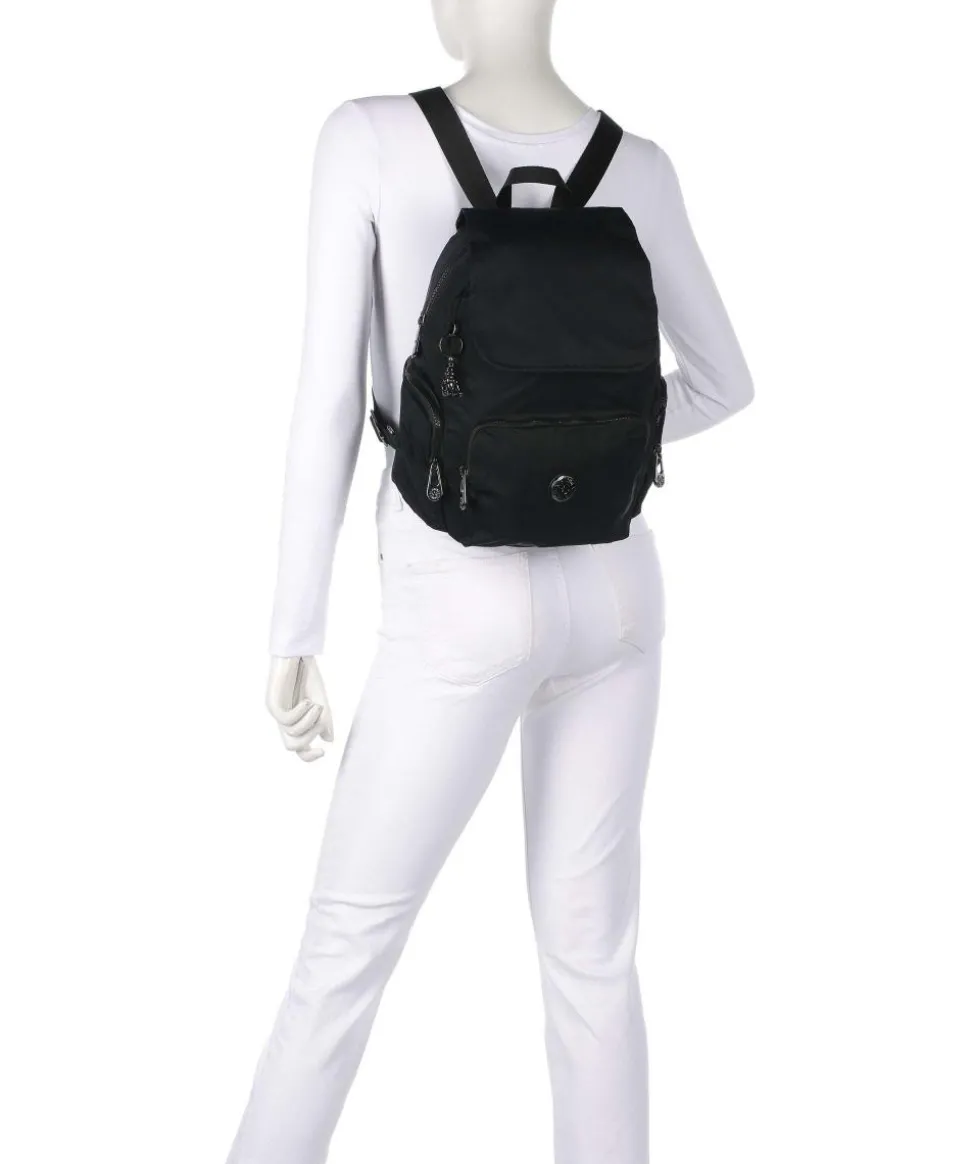 Elevated City Zip S Rucksack recyceltes Polyamid schwarz