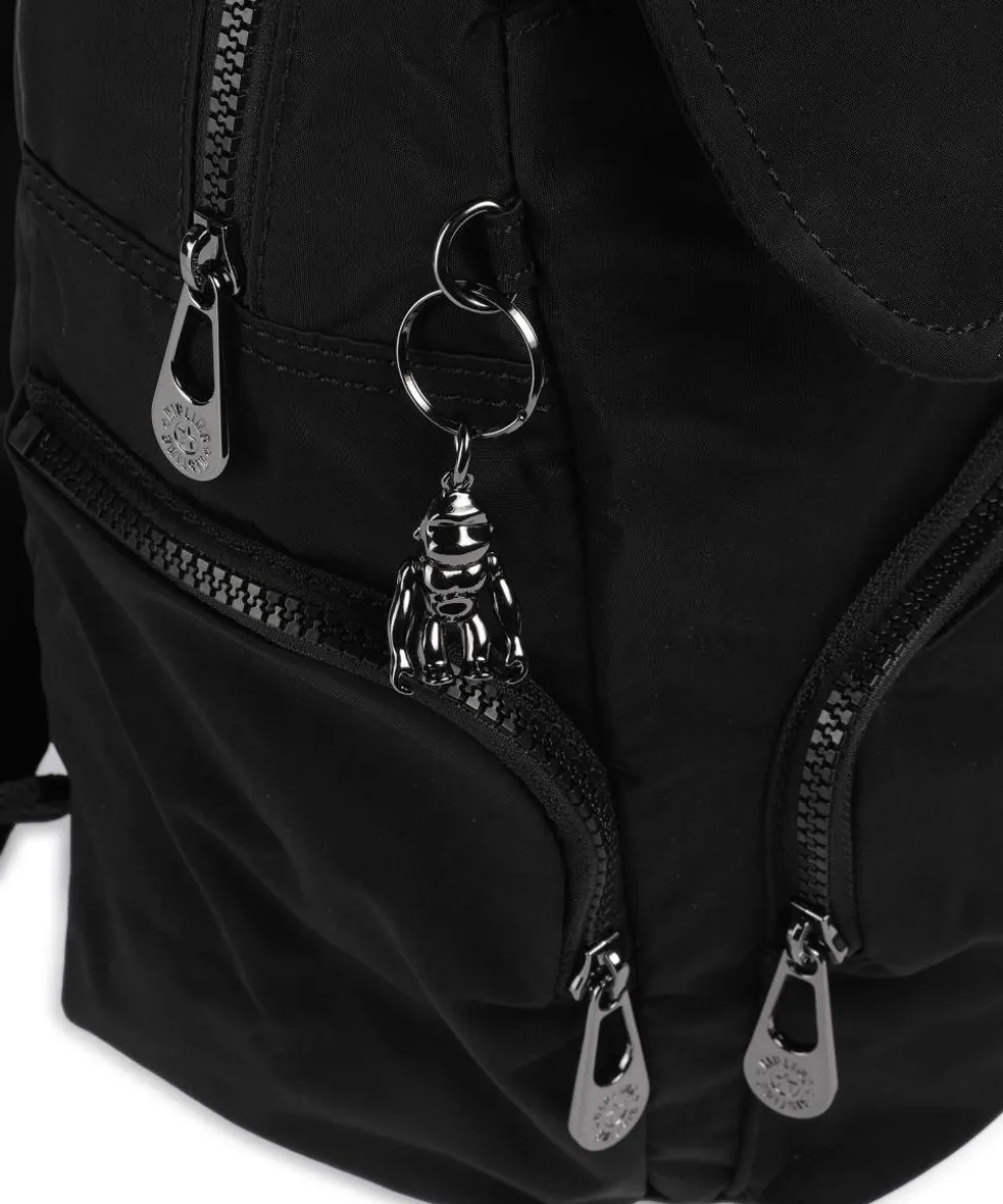 Elevated City Zip S Rucksack recyceltes Polyamid schwarz
