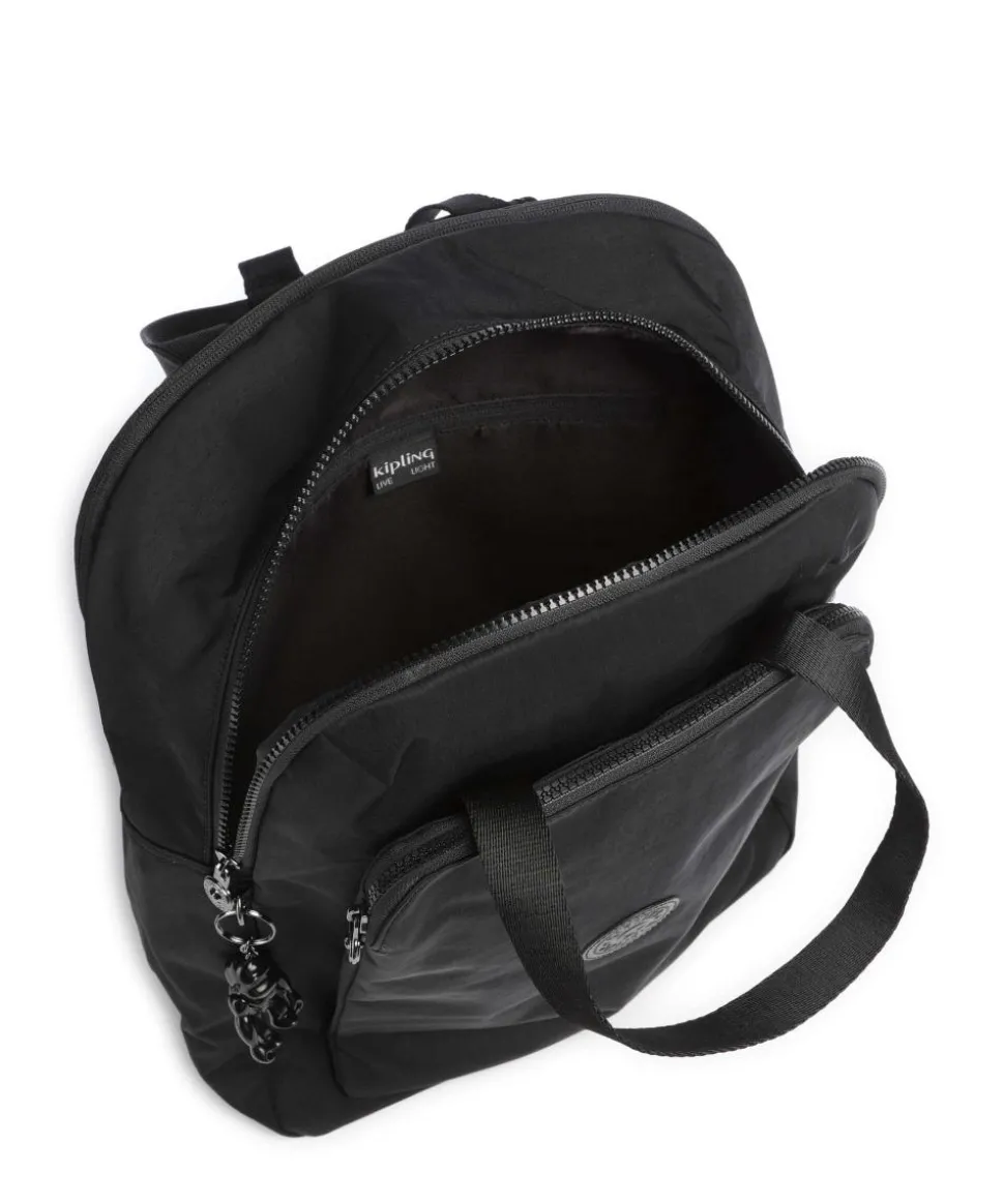 Elevated Kazuki L Rucksack recyceltes Polyamid schwarz