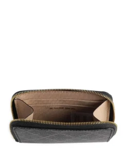 Elia Geldbörse Lederimitat schwarz/grau