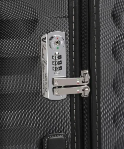 E-Lite 4-Rollen Trolley schwarz 81 cm