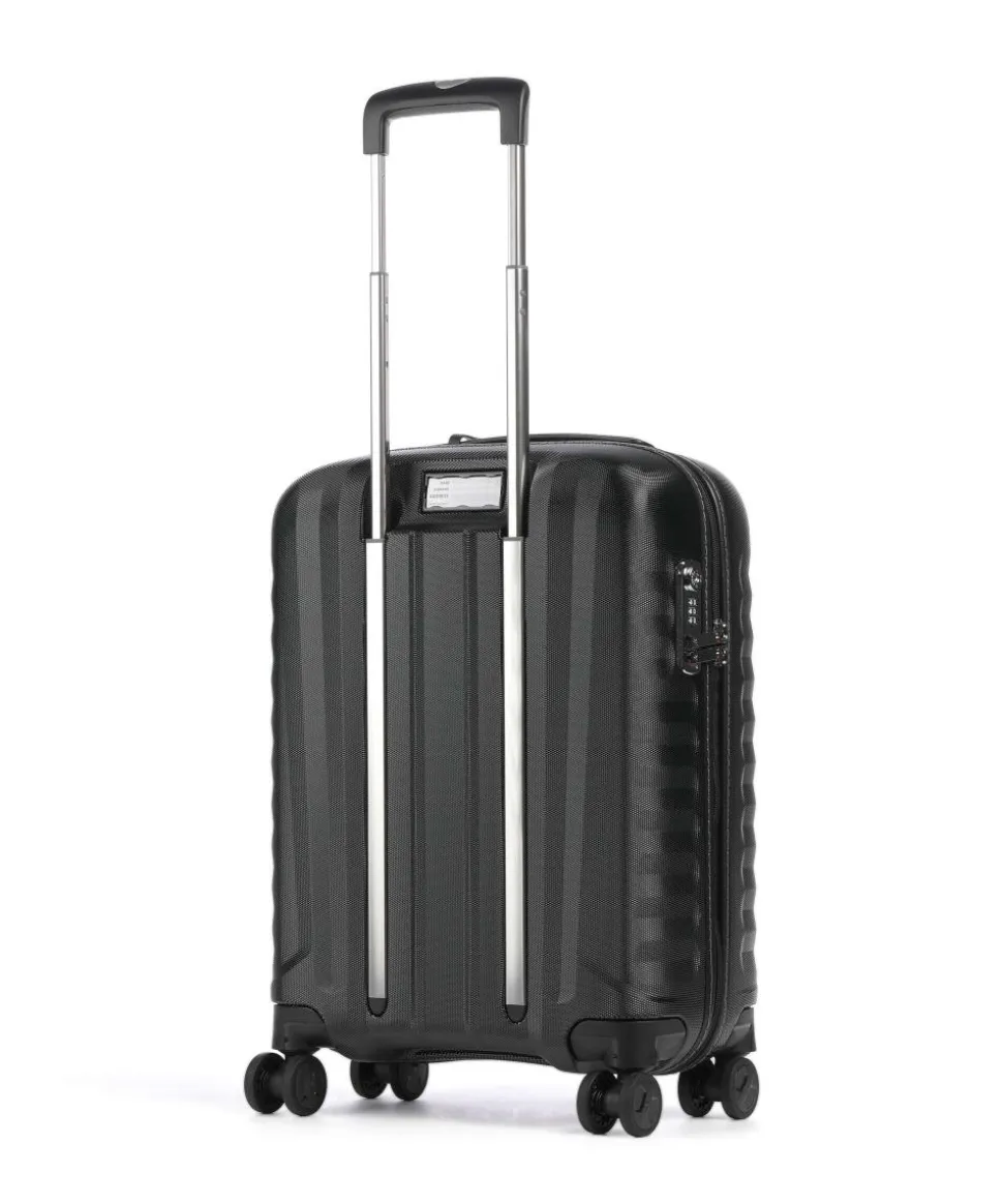 E-Lite 4-Rollen Trolley schwarz 55 cm
