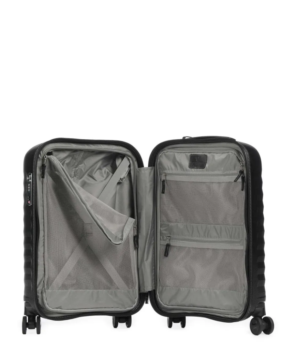 E-Lite 4-Rollen Trolley schwarz 55 cm