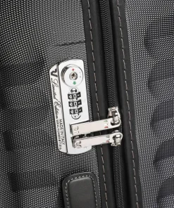 E-Lite 4-Rollen Trolley schwarz 72 cm