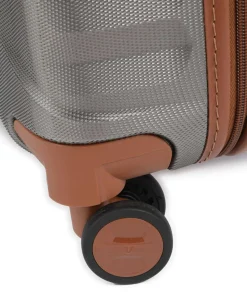 E-Lite 4-Rollen Trolley silber 55 cm