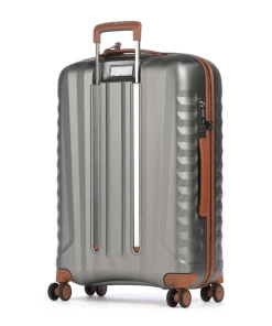 E-Lite 4-Rollen Trolley silber 72 cm