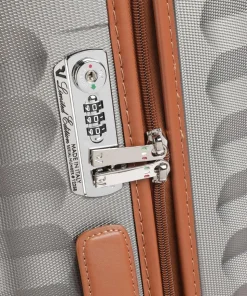 E-Lite 4-Rollen Trolley silber 72 cm