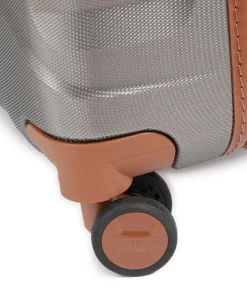 E-Lite 4-Rollen Trolley silber 72 cm